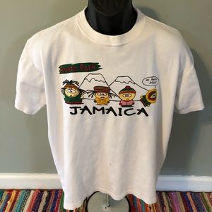 90s South Park Rasta Jamaica Shirt XL